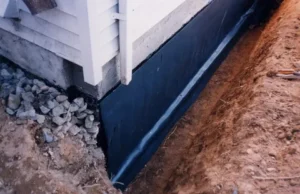 Exterior Foundation Waterproofing in Burlington