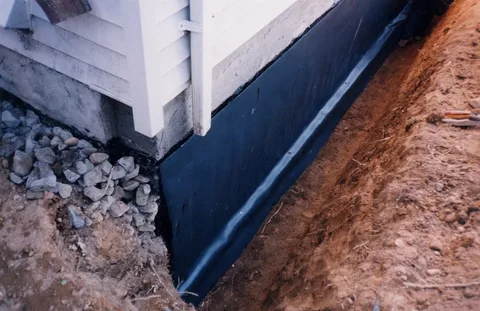 Exterior Foundation Waterproofing in Burlington