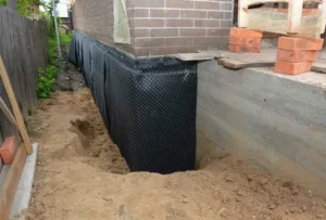 Exterior Foundation Waterproofing in Burlington