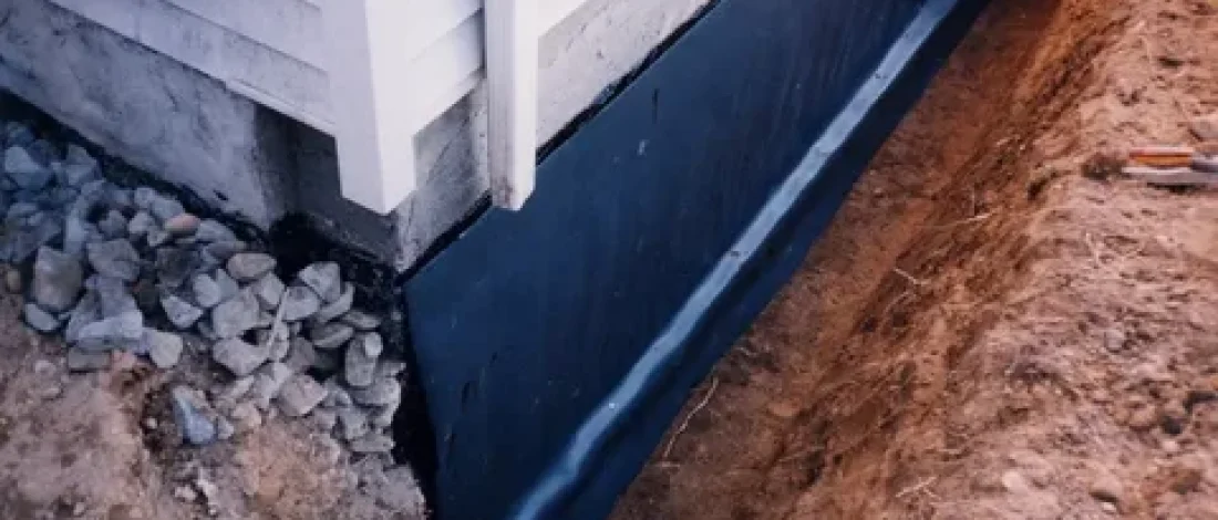 Exterior Foundation Waterproofing in Burlington